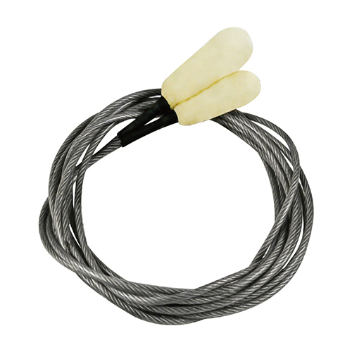 4.5 மிமீ அல்லது .223/5.56 மிமீ ஏர்கன் பீப்பாய் வழியாக இழுக்க ஏற்ற நீண்ட கேபிள் கொண்ட நுரை துடைப்பான்.