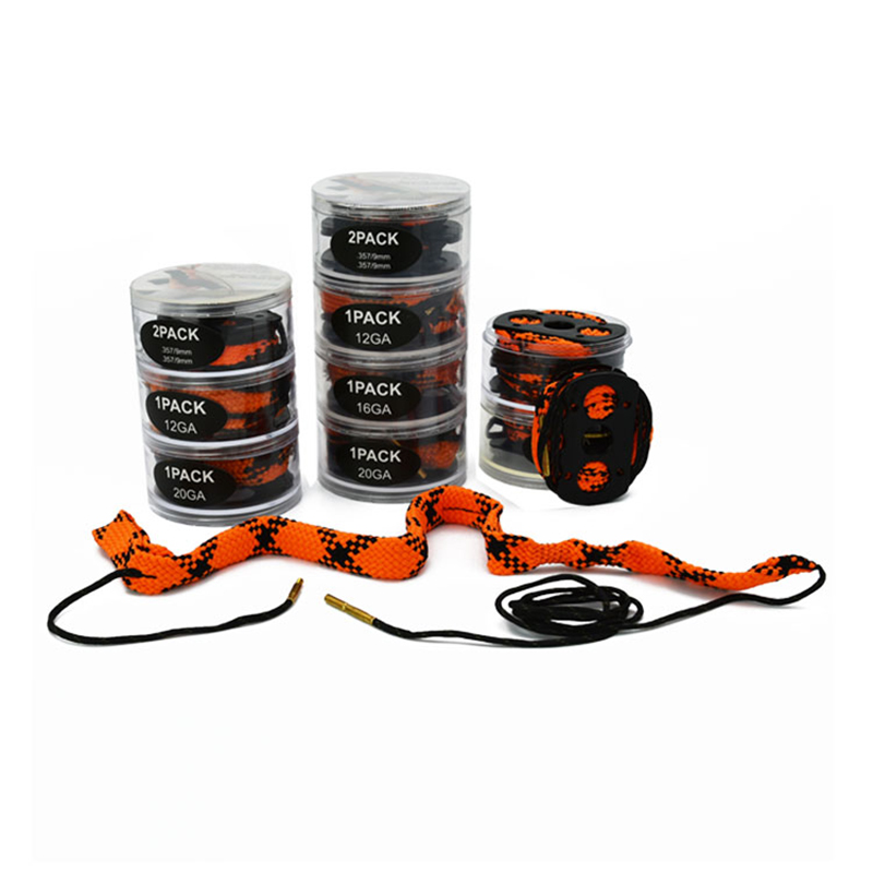 துப்பாக்கி சுத்தம் செய்யும் போர் கயிறு பாம்பு பல அடுக்கு பேக்