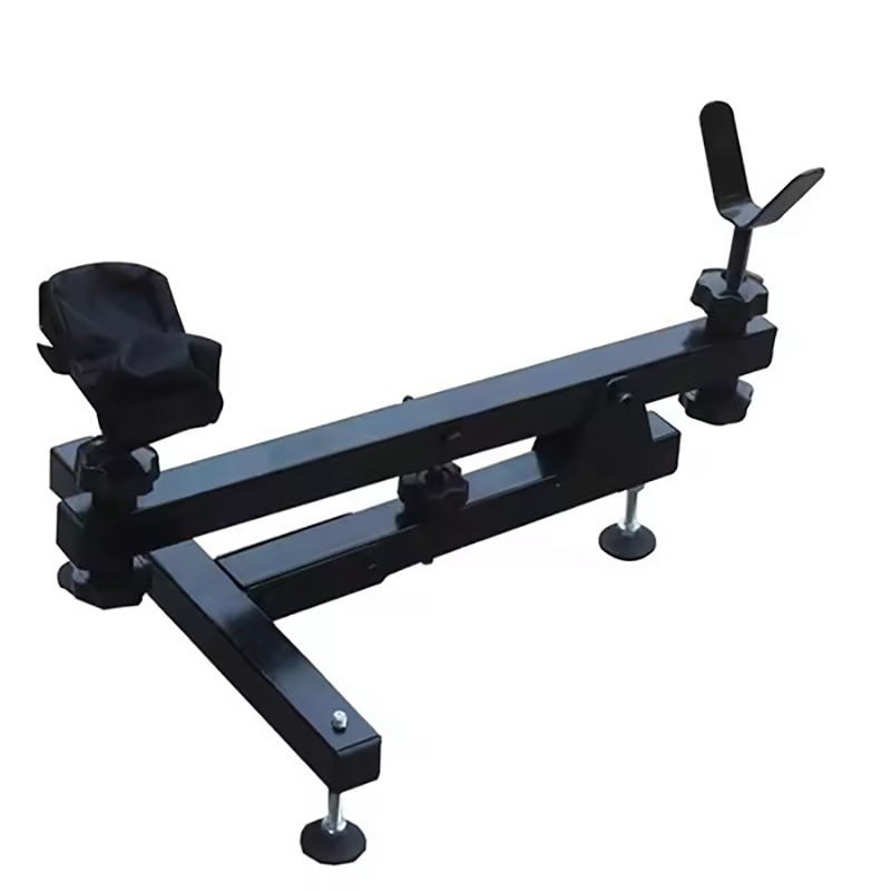 உலோக சதுர குழாய் மேற்பரப்பு தெளிப்பு பிளாஸ்டிக் வேட்டை படப்பிடிப்பு சரிசெய்யக்கூடிய ஆதரவு காட்சி நிலைப்பாடு