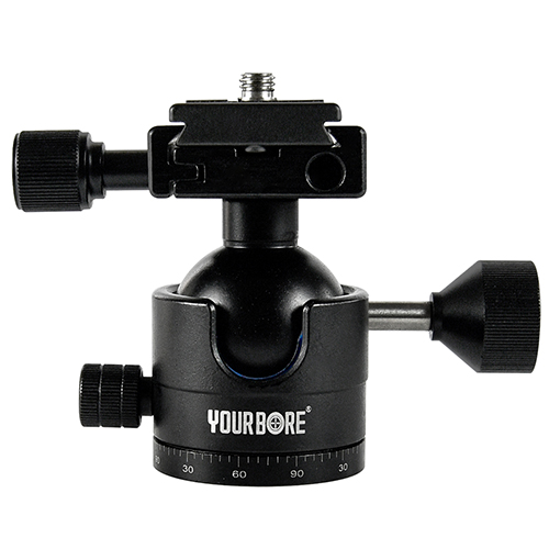 இரட்டை தாடை மூடிய துப்பாக்கி பொருத்துதல் படப்பிடிப்பு முக்காலி அடைப்புக்குறியுடன் ஆர்கா சுவிஸ் கையேடு ரயில் திருகு துளைகள், முக்காலி பந்து தலை அடைப்புக்குறி