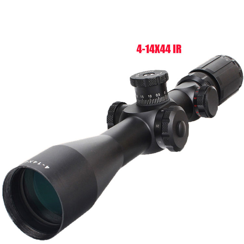 தந்திரோபாய 4-14x44 ஸ்கோப் ஏர் கன் ஷூட்டிங் ஹண்டிங் ஸ்கோப் ரைபிள்ஸ்கோப் வேட்டைக் கருவிகள் ரைபிள் ஸ்கோப் நீண்ட தூரம்
