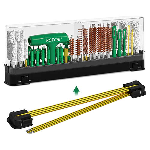 யுனிவர்சல் கன் கிளீனிங் கிட் பாகங்கள் அனைத்து துப்பாக்கிகள் சுத்தம் செய்யும் கருவிகளுக்கான தொழில்முறை உலகளாவிய பொருட்கள்